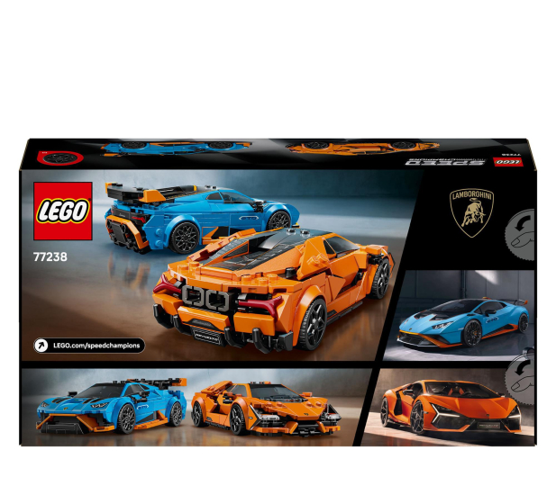 LEGO Speed Champions 77238 Lamborghini Revuelto i Huracán sto - 1331745 - zdjęcie 2